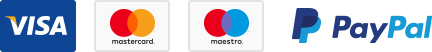 Visa - MasterCard - Maestro - PayPal
